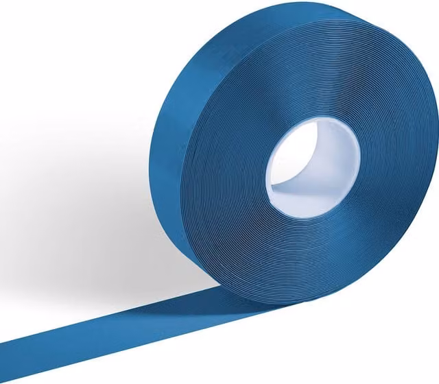 Duraline Strong Slip-Resistant Floor Marking Tape, Blue, W: 50 mm, L: 30 m – 1