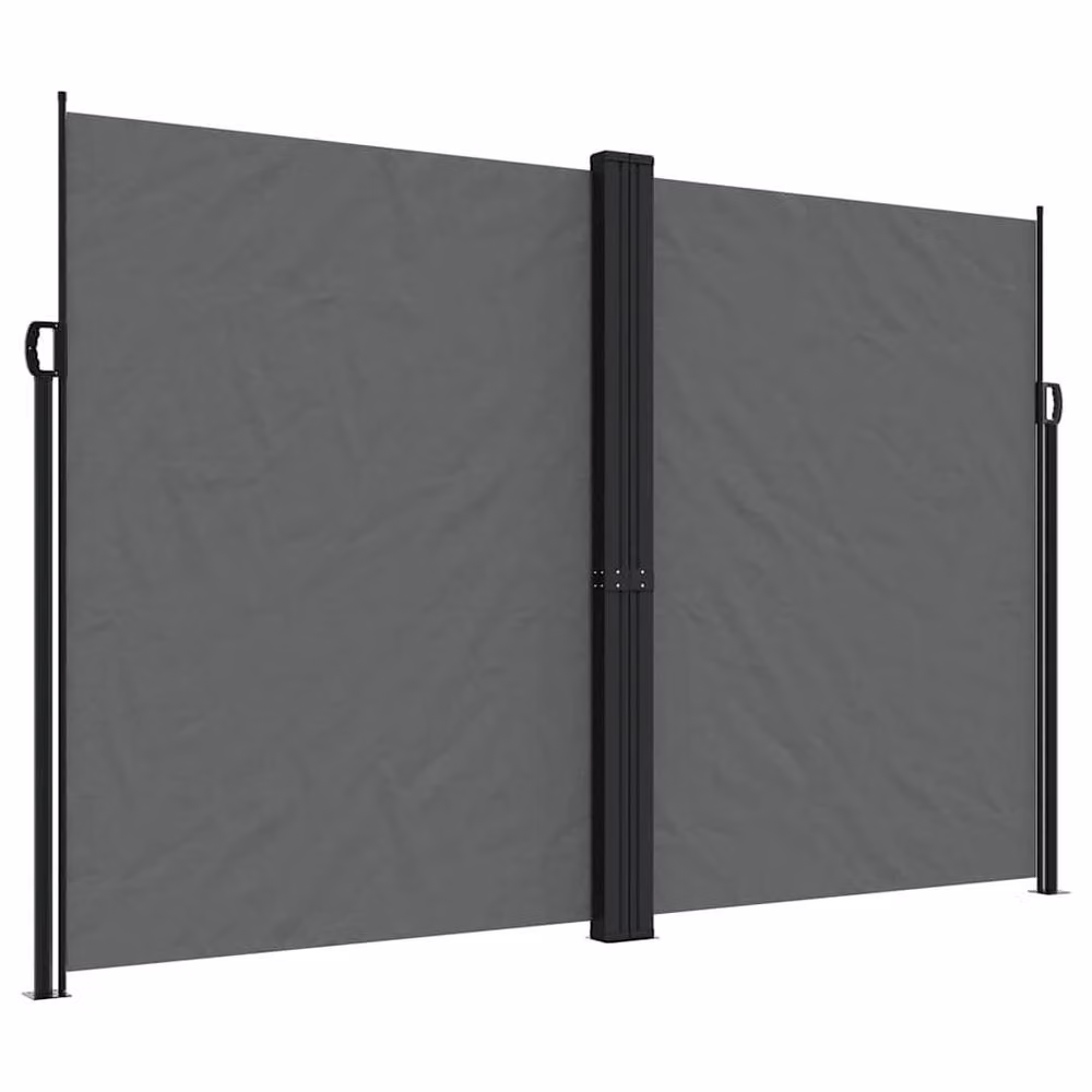 Berkfield Home Retractable Side Awning in Anthracite, W/H: 600 x 220 cm – 2
