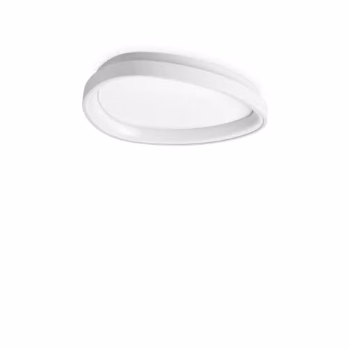 Ideal Lux Gemini LED Semi Flush Ceiling Light, White, 42.5 cm, 2700K Warm White – 1