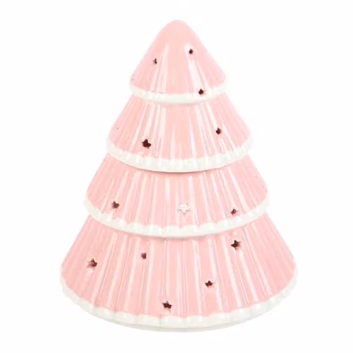 KDMD Pink Christmas Tree Ceramic Oil Burner