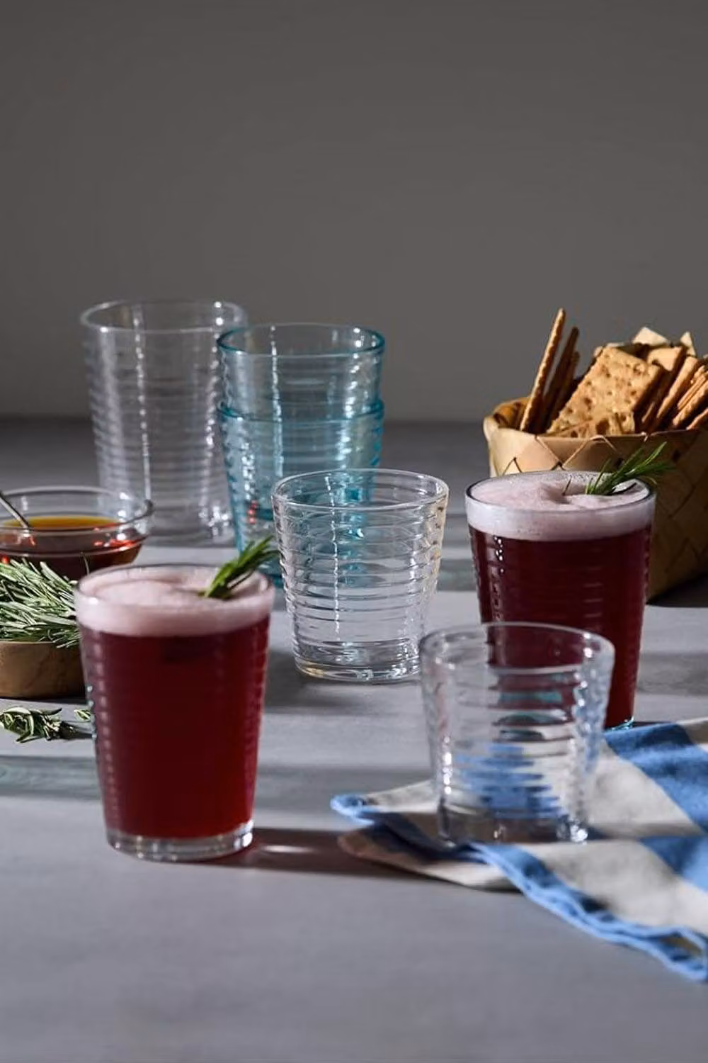 Fiskars Gordon Ramsay Maze Geometric Tumbler Set of 4, 340ml, Clear – 3