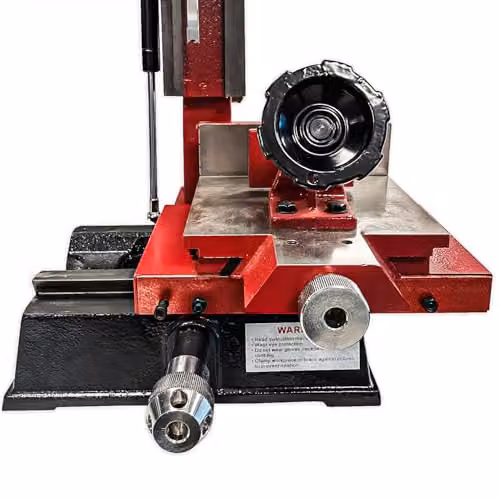 Lumberjack Benchtop Bench Morticer with Sliding Table and 370W Motor in Red – 3