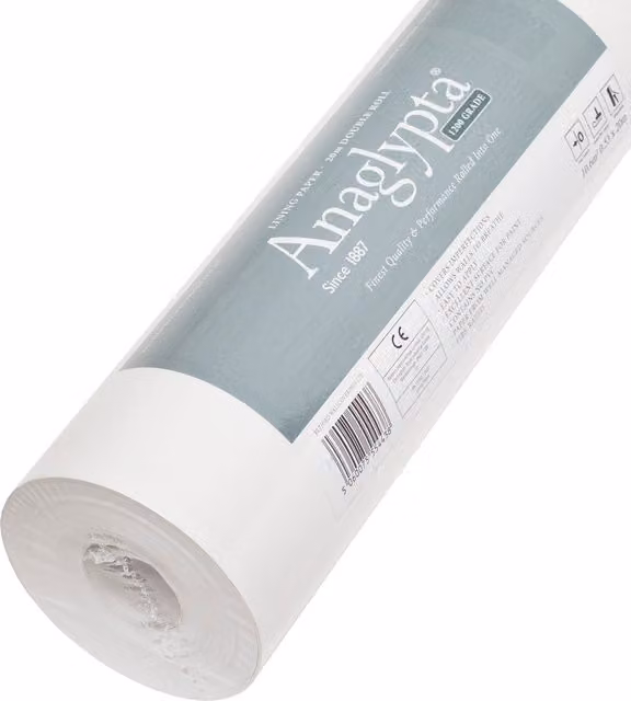 Anaglypta 1200 Grade Double Lining Paintable Woodchip Wallpaper Roll