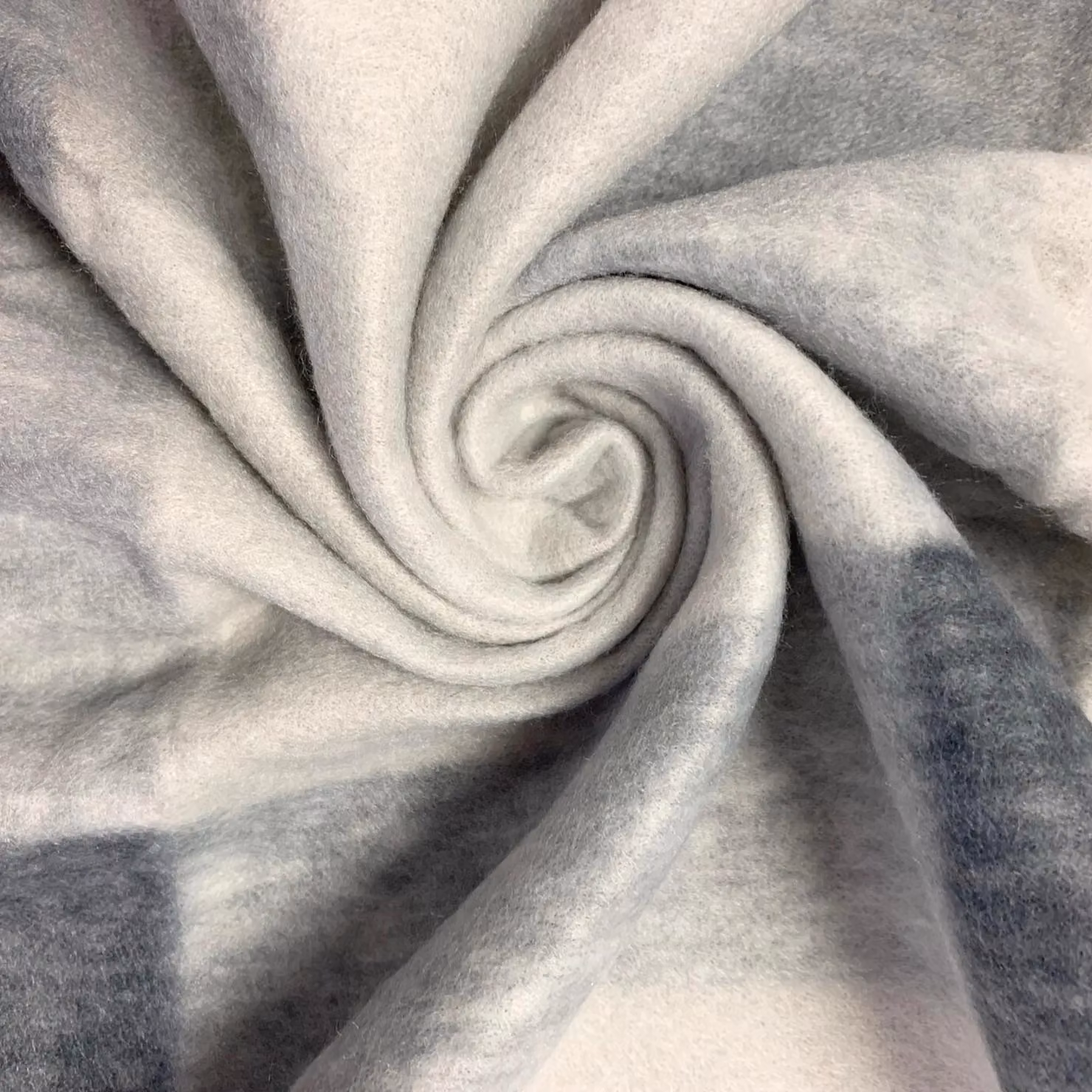 Dreamscene OHS Grey Tartan Check Fleece Throw Blanket, W/D/H: 120 x 150 cm – 5