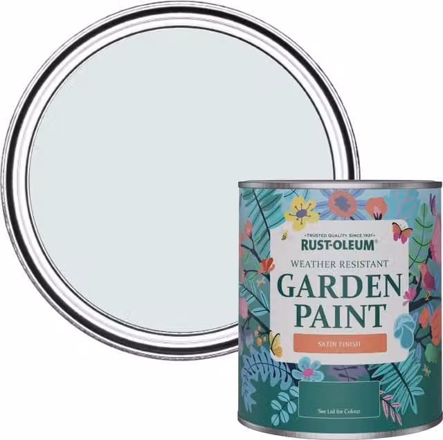 Rust-Oleum Water-Based Garden Paint in Satin Gloss Finish, 0.75 l