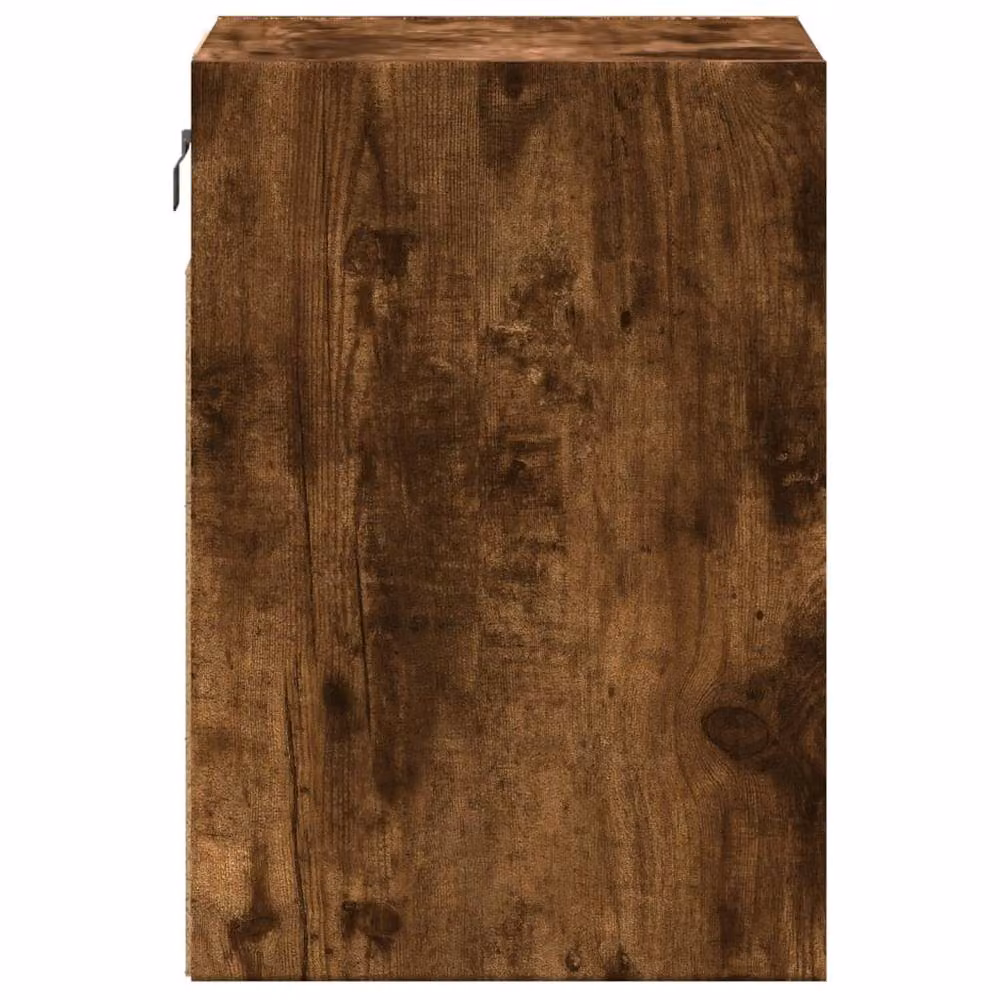 Berkfield Home Set of 2 TV Wall Cabinets with LED Lights in Smoked Oak Brown, W/D/H: 41 x 31 x 45 cm – 5