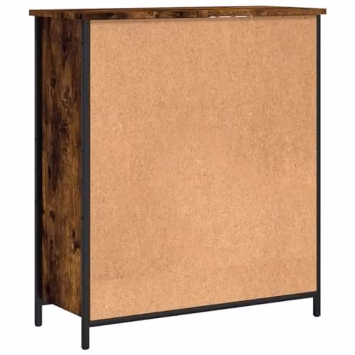 vidaXL Modern Sideboard in Smoked Oak, Brown, W/D/H: 70 x 30 x 80 cm – 5