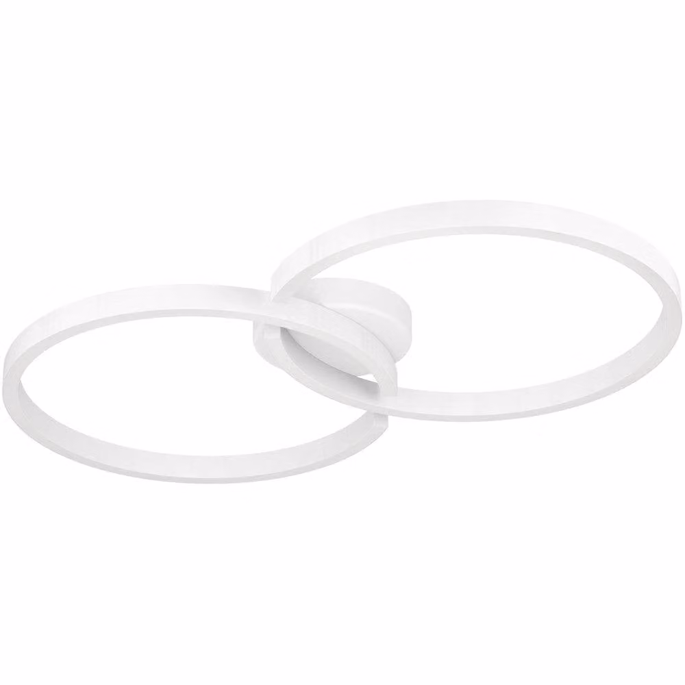 Loops Modern White LED Ring Ceiling Light – 2