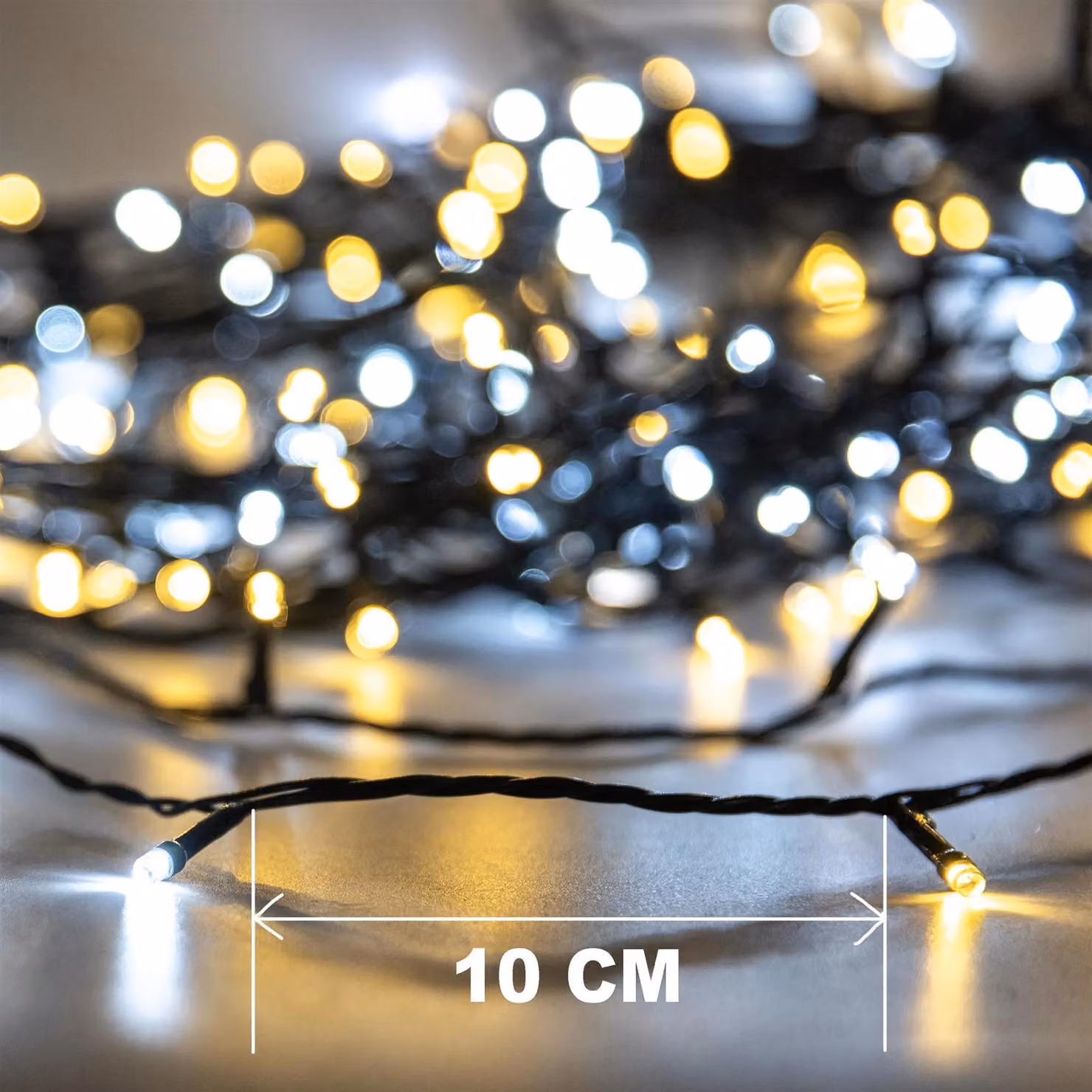 Shatchi 1500 LED Christmas Tree Fairy String Lights in Yellow with 8 Light Modes for Indoor and Outdoor Use – 5