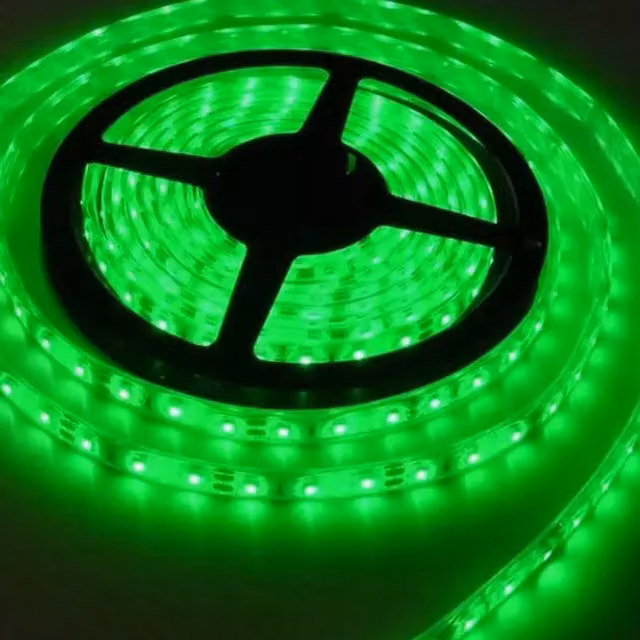 EnerJ Smart 24V COB LED Strip Lights, Green, 10m
