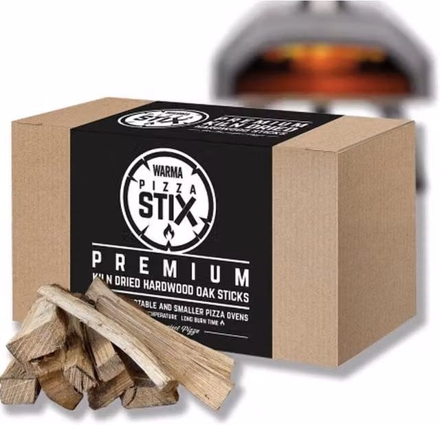 Warma Hardwood Pizza Oven Sticks, 5 kg, Brown