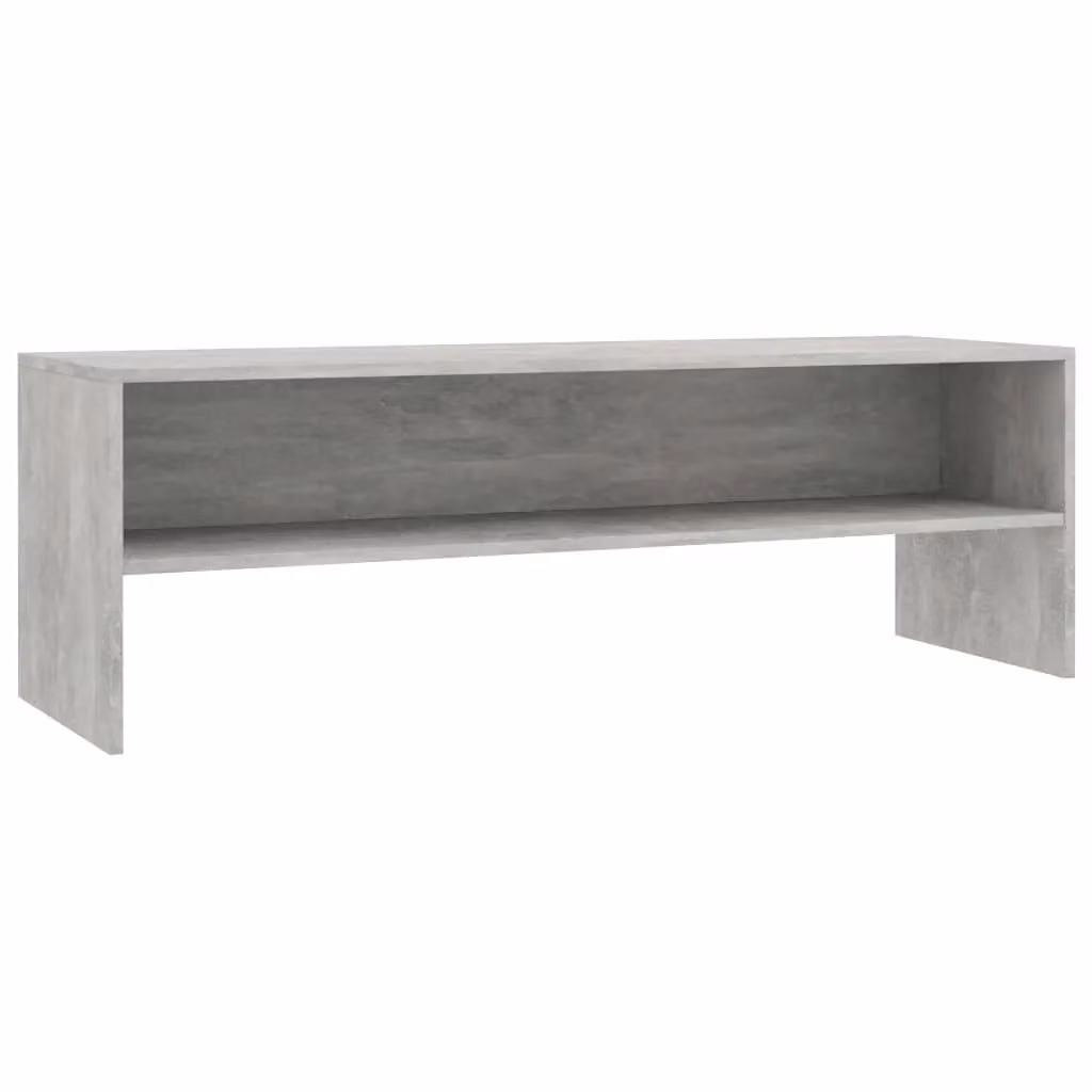 Berkfield Home TV Cabinet in Concrete Grey, MDF, W/D/H: 120 x 40 x 40 cm – 2