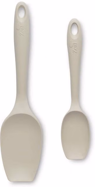 Zeal Silicone Cooking Spoon Set of 2 in Beige – 1