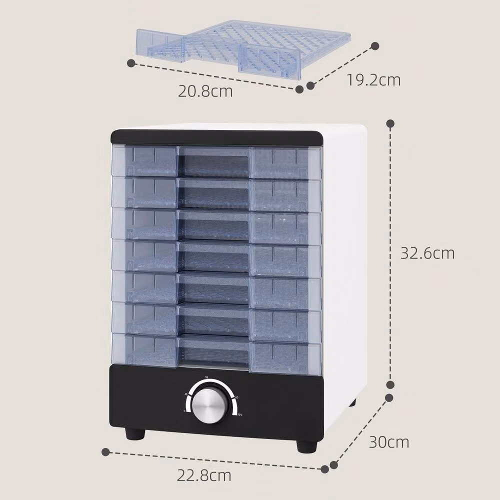 STILVORA Food Dehydrator with 7 Trays in White – 2