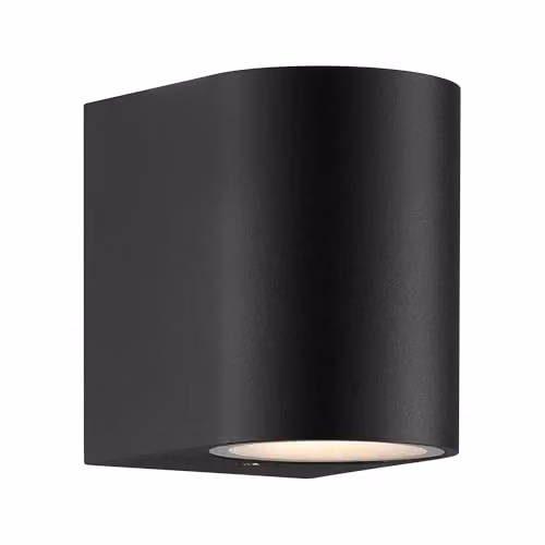 Nordlux Dion Modern Black Metal Outdoor Wall Light for Garden with GU10 Bulb and IP44 Rating – 1