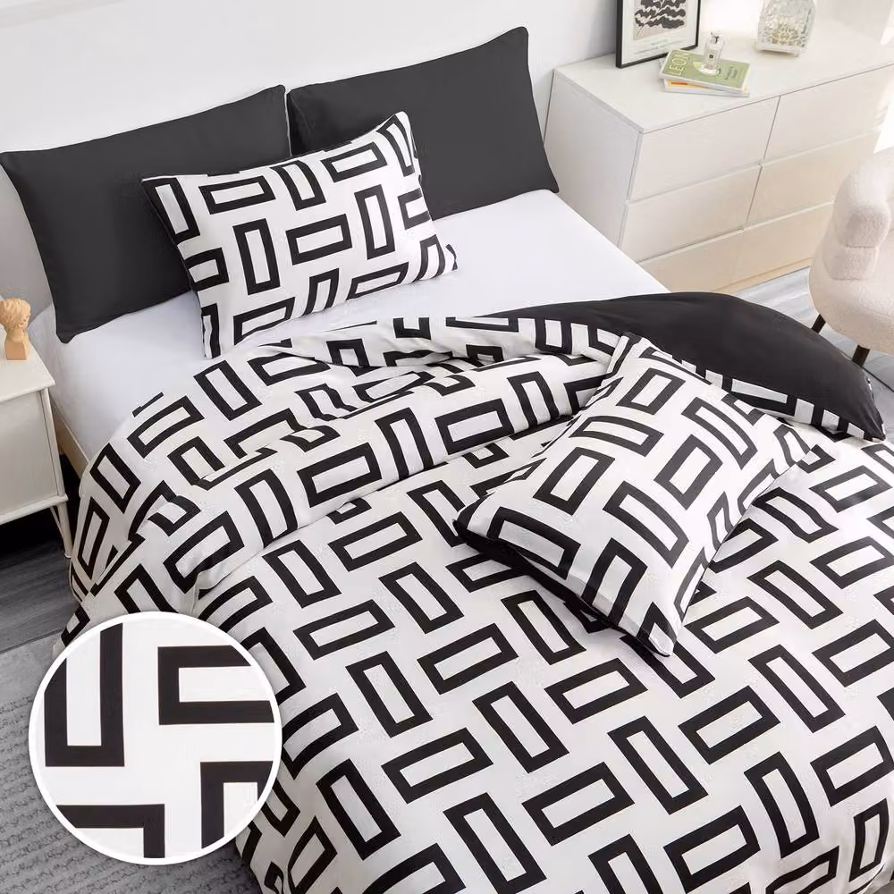 Grace Premium White Mako Satin Silk Duvet Cover and Pillowcase Set, Super King, 200 x 200 cm – 4