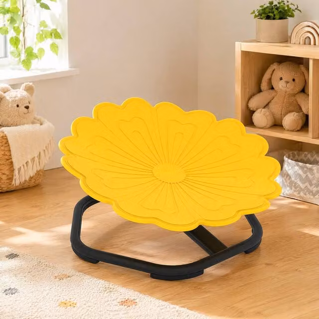 STILVORA Kids Sensory 360 Degree Swivel Spinning Chair in Yellow – 1