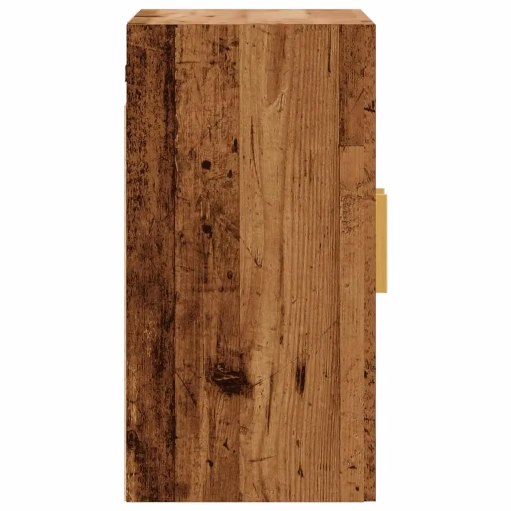 Berkfield Home Wall Mounted Scandinavian Style Cabinet in Brown, W/D/H: 60 x 31 x 60 cm – 5