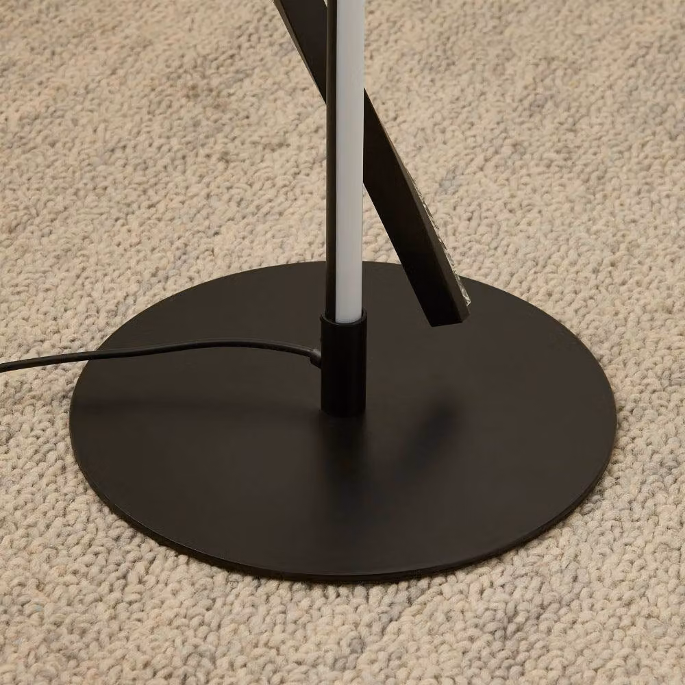 Pagazzi Hyde LED Floor Lamp in Matte Black and Crystal – 2