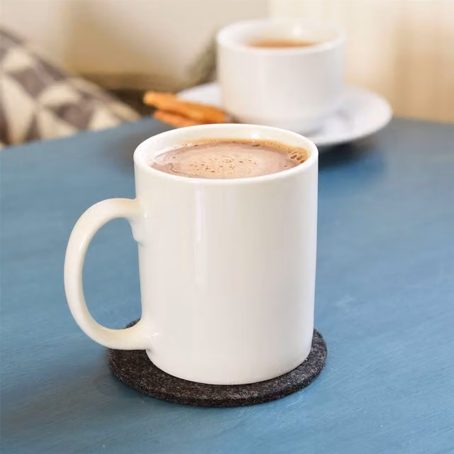 Argon Tableware Classic White Stoneware Mugs, 285 ml, Pack of 36