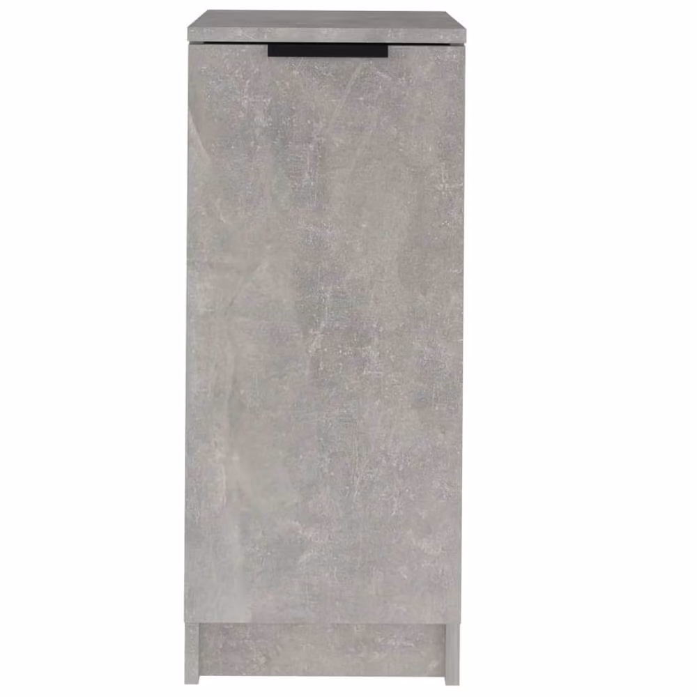 Berkfield Home Modern Wall Mounted Shoe Cabinet in Concrete Grey, W/D/H: 30 x 35 x 70 cm – 3