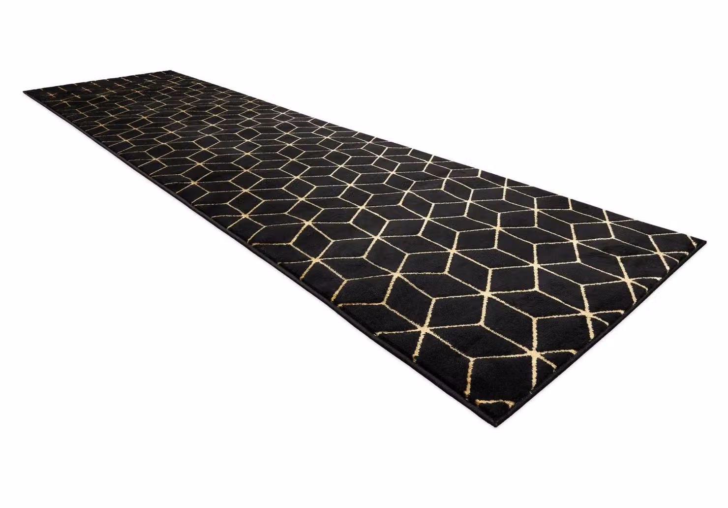 RugsX Gloss Runner in Black, W/D/H: 60 x 300 cm – 4