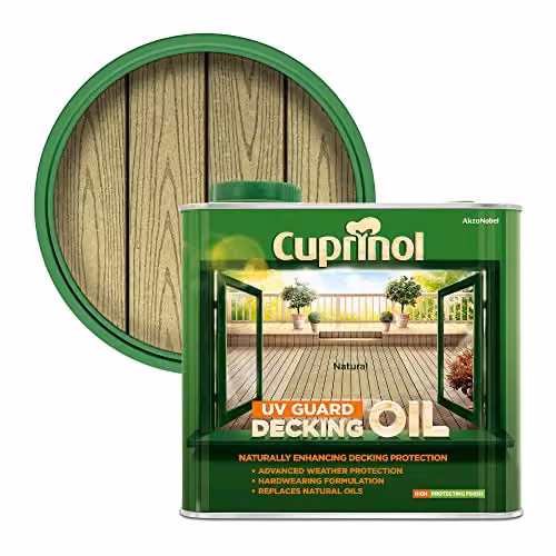 Cuprinol UV Guard Decking Oil Natural 2.5L