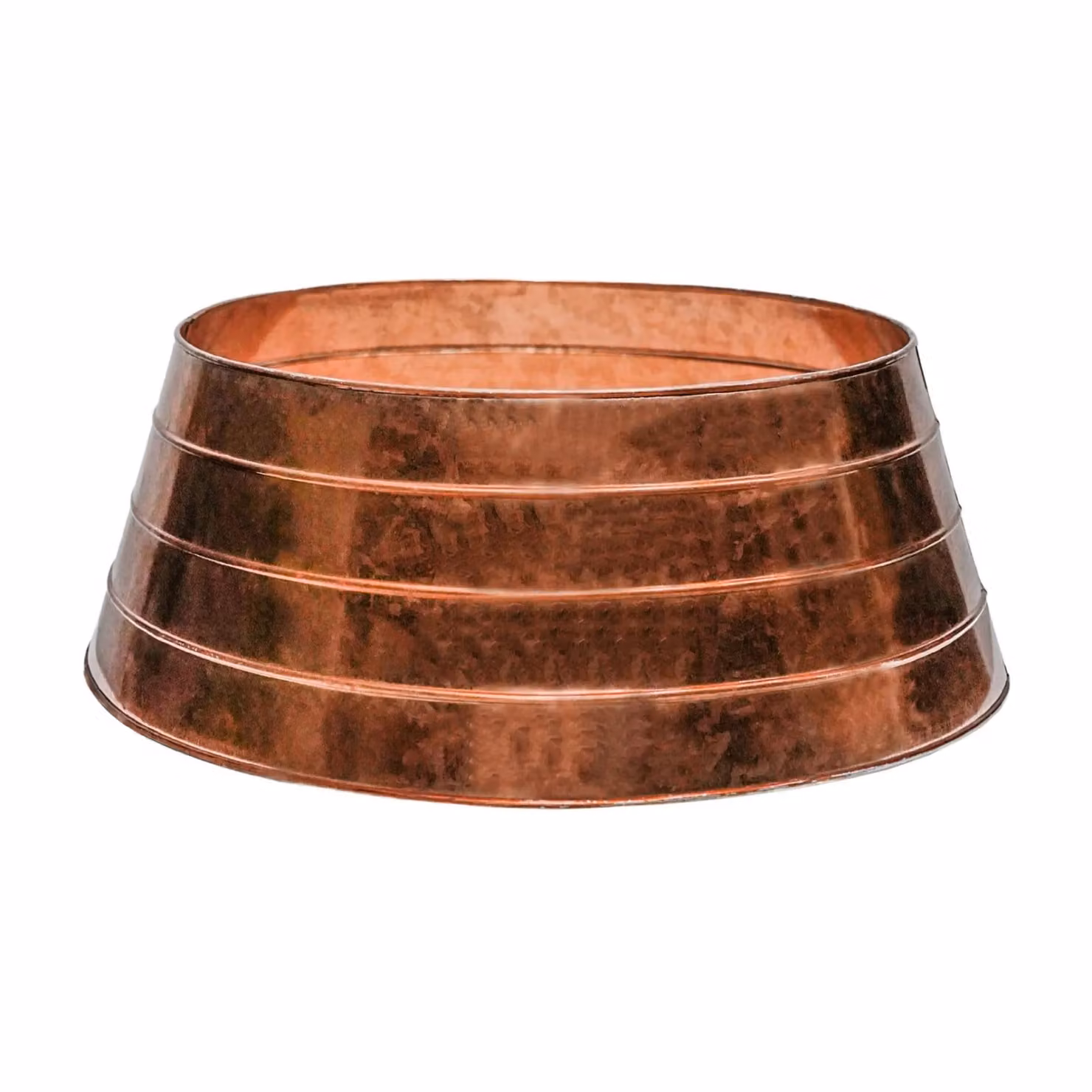Ivyline Metal Christmas Tree Skirt in Bronze and Brown, W/D/H: 67 x 67 x 25 cm – 3