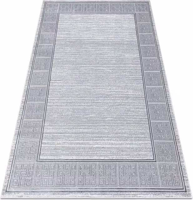 RugsX Allure Modern Geometric Grey Rug, W: 140 cm, L: 190 cm
