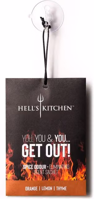 Hell's Kitchen Orange and Lemon Scented Sachets in Black, 6 Pack – 4