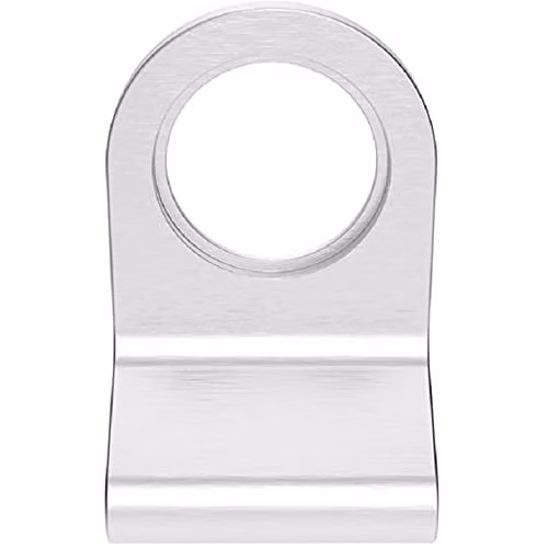 Loops Cylinder Latch Pull Night Latch Door Handle in Chrome, 72 x 48 mm