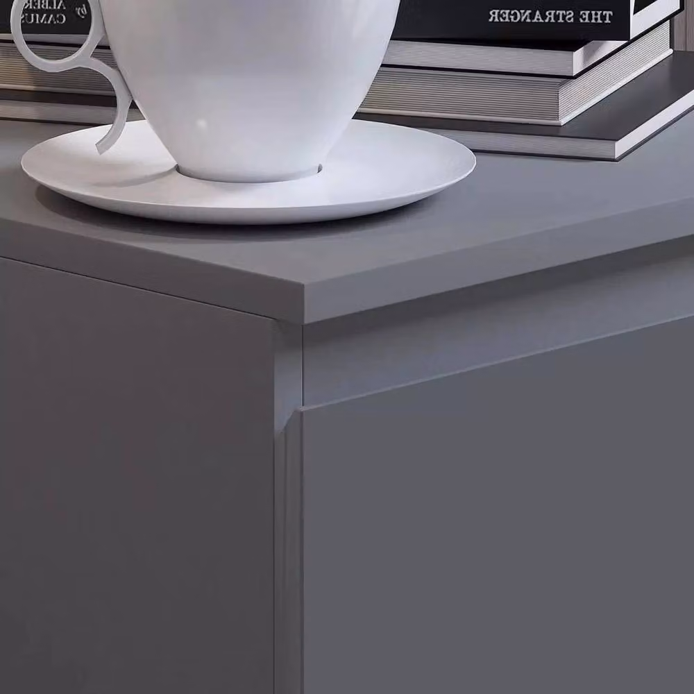 FORGEVIO 4 Drawer Chest of Drawers in Matt Dark Grey – 4