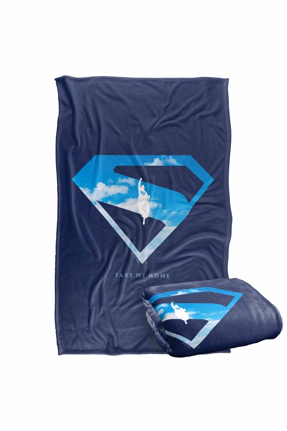 Warner Bros. Superman 2025 Movie Cloud Shield Silky Touch Super Soft Fleece Throw Blanket, Multicolour, W: 91 cm, D: 147 cm – 7
