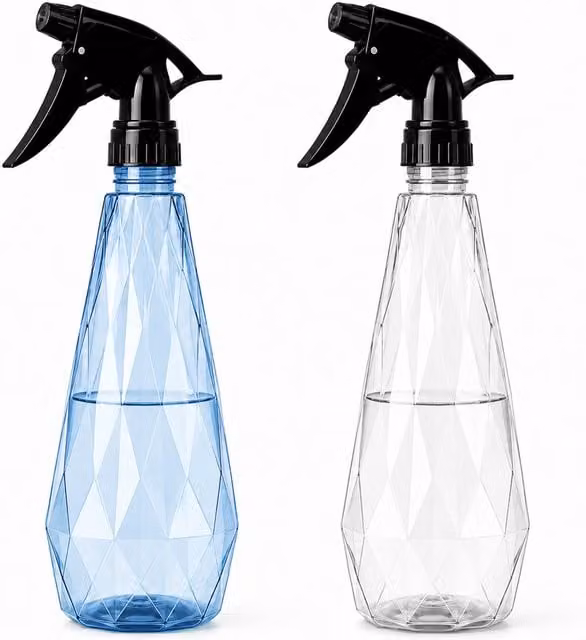 Keplin Manual Water Spray Bottles 2 Pack, 600ml, Blue and Transparent – 1