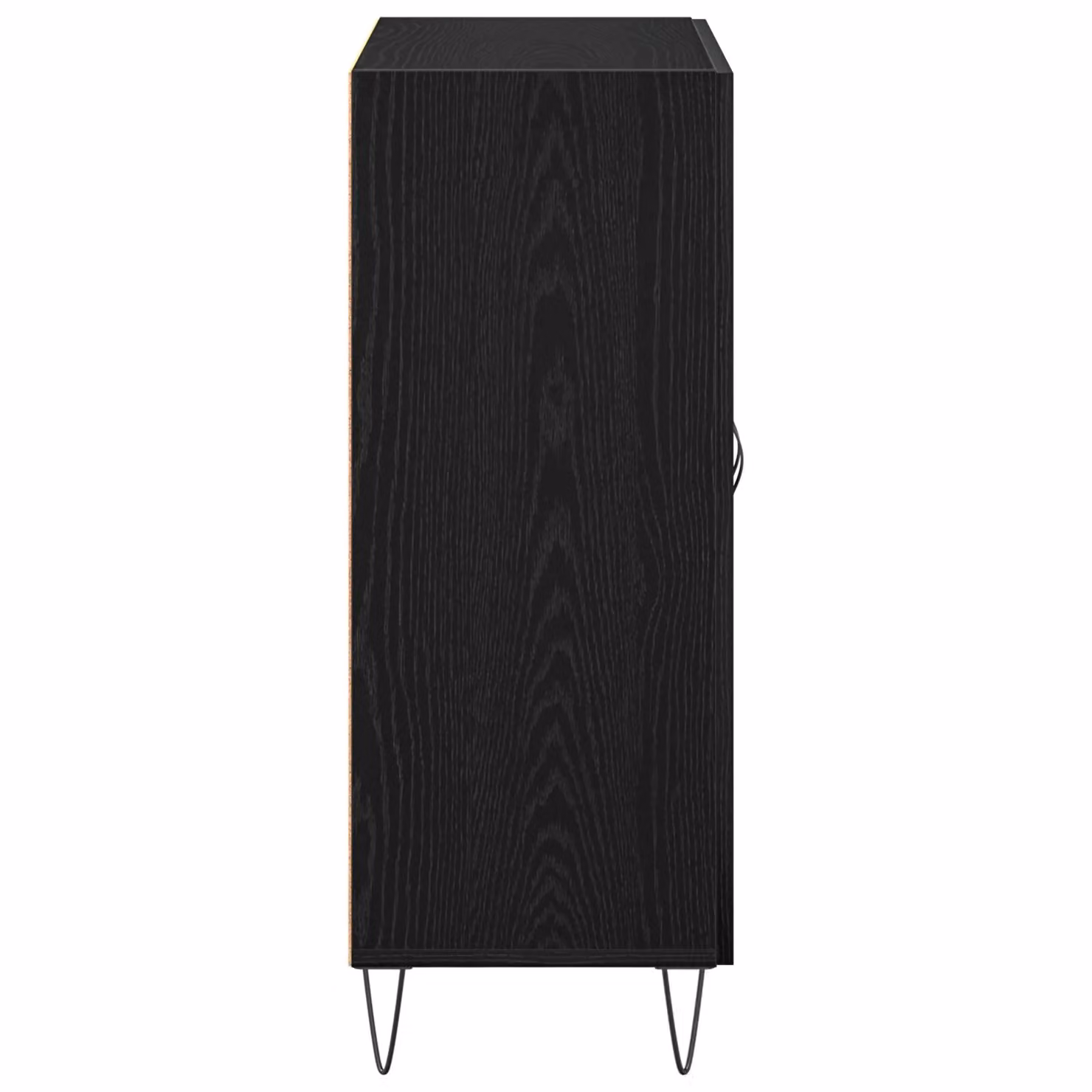 Berkfield Home Black Oak Sideboard in Engineered Wood, W/D/H: 69.5 x 34 x 90 cm – 3
