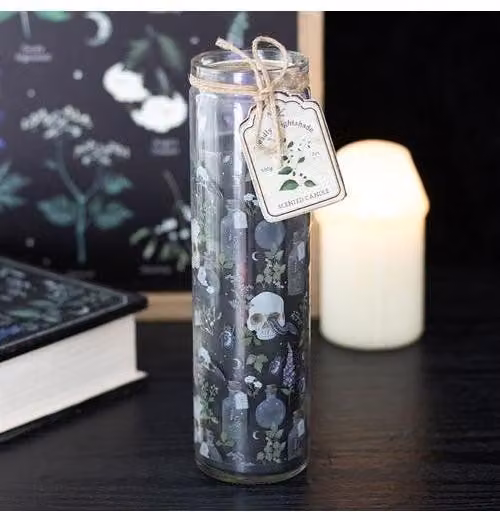 KDMD Poisonous Plants Deadly Nightshade Tube Candle in Black – 1