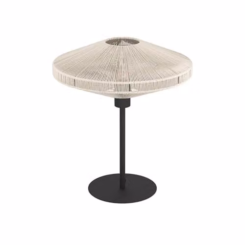 Eglo Midsumer Japanese Style Table Lamp in Black and Beige – 1