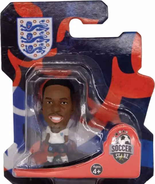 SoccerStarz Ivan Toney England 2024 Version Mini Figure, White/Multicolour, Height: 5 cm