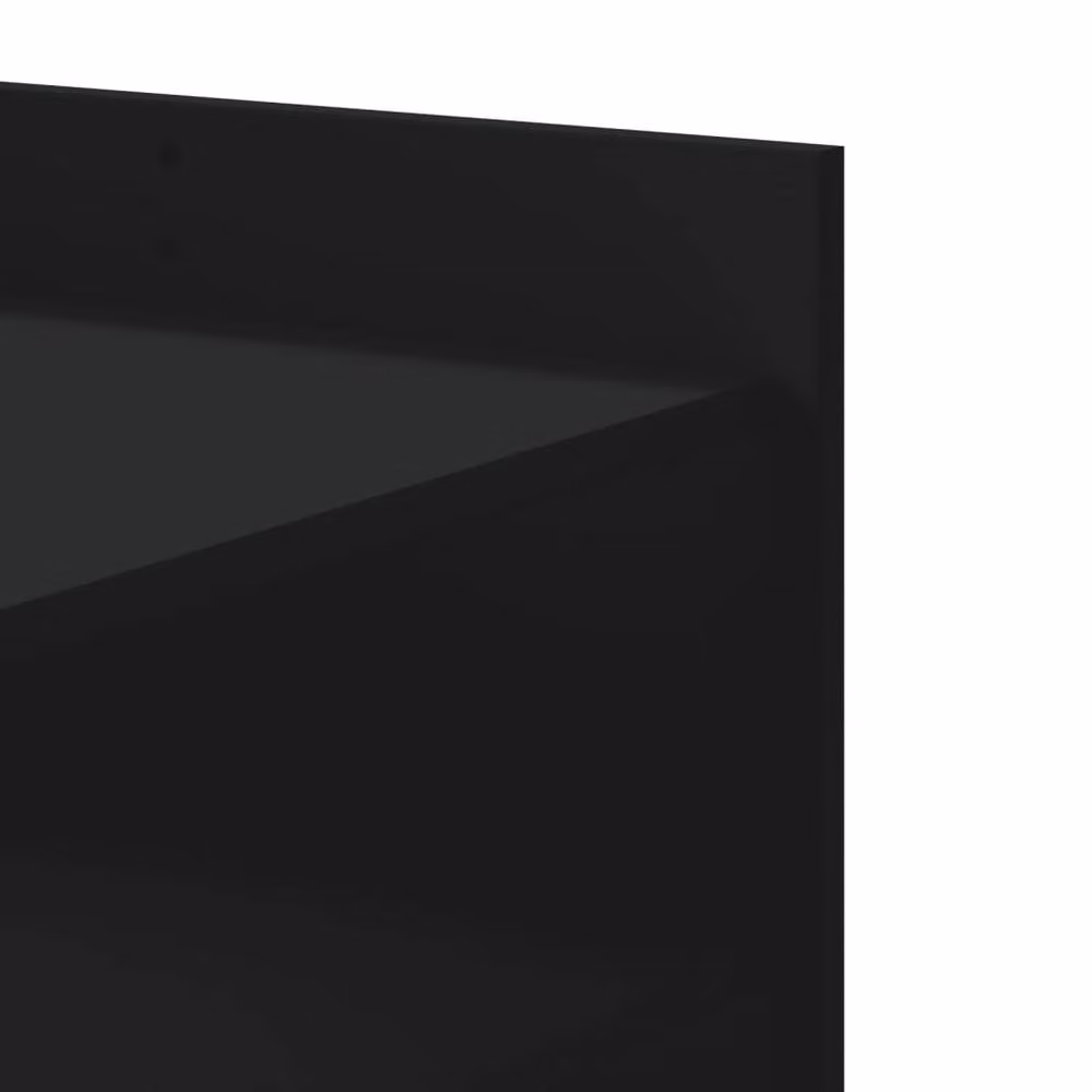 Berkfield Home Black Modern Rectangular Coffee Table in Engineered Wood W/D/H: 80 x 50 x 50 cm – 6