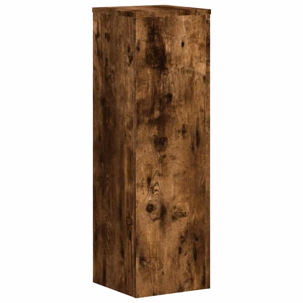 Berkfield Home 2-Piece Plant Stand Set in Smoked Oak Brown, W/D/H: 25 x 25 x 80 cm – 4