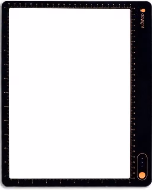 Daylight Tabla Go A4 Portable Rechargeable LED Lightpad in Black