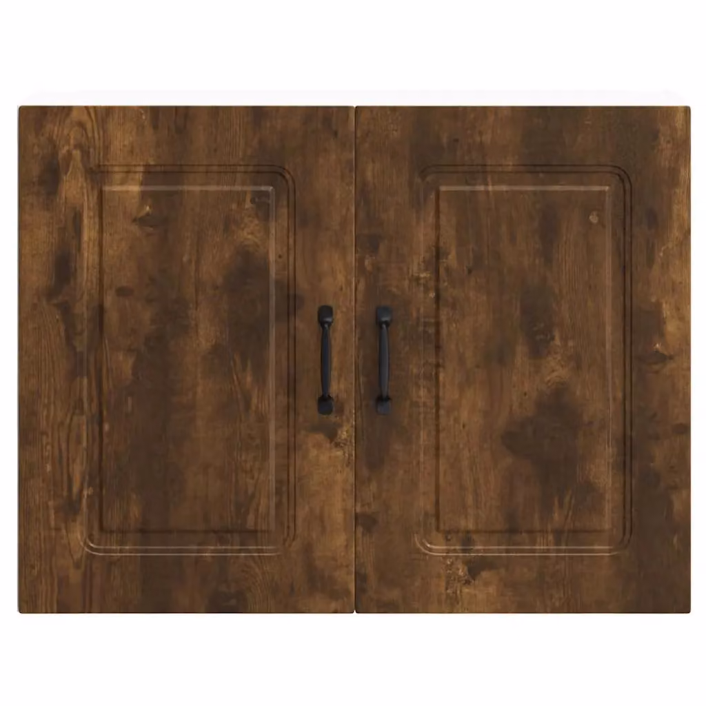 Berkfield Home Kalmar Wall Cabinet in Smoked Oak Brown Engineered Wood – 4