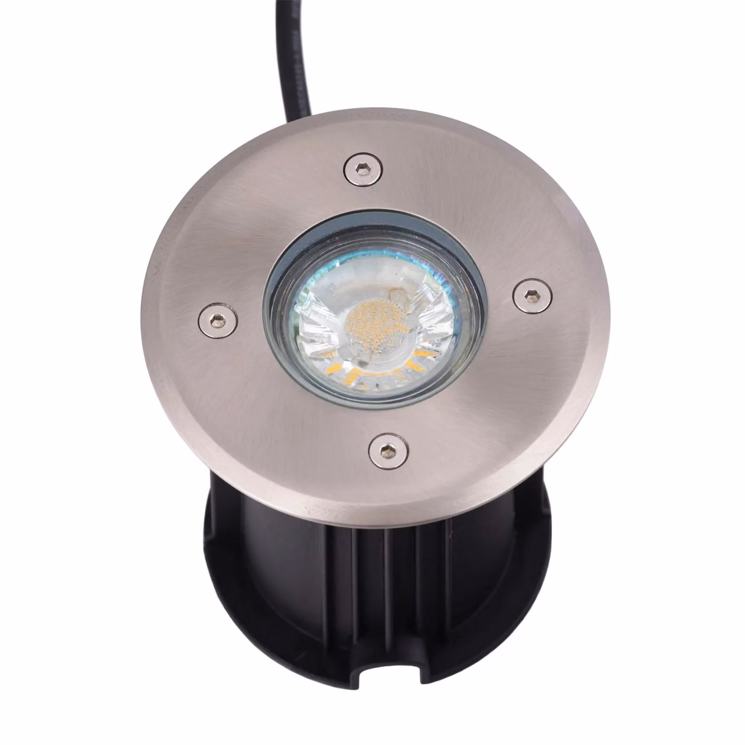 First Choice Lighting Lipa Outdoor Recessed Ground Light in Silver – 2