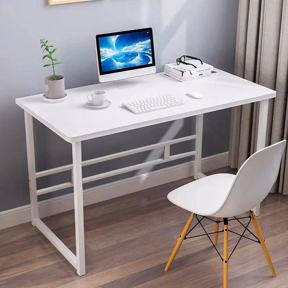 KORVIXA White Computer Desk for Home Office, W/D: 100 x 100 cm – 3