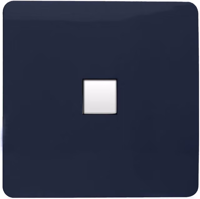 Trendi Switch 1 Gang RJ45 Cat 5e Ethernet Socket in Navy Blue – 1