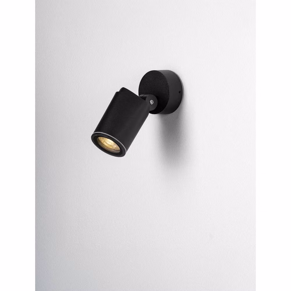 Netlighting Spy Outdoor LED Spotlight in Sandy Black with GU10 Bulb, IP65 Rated – 2