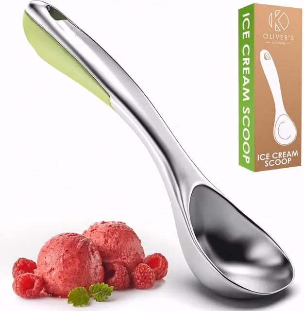 Oliver's Kitchen Ice Cream Scoop in Silver Metal – 1