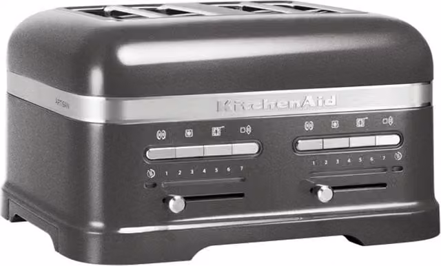 KitchenAid Artisan 4 Slot Digital Display Toaster in Silver