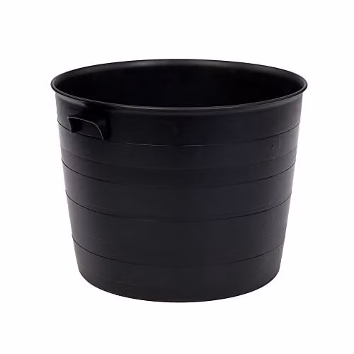 Strata Blacksmith Patio Planter Tub, Black, 50 cm