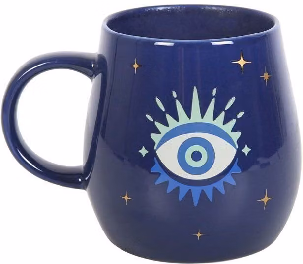 KDMD All Seeing Eye Colour Changing Mug in Blue – 1